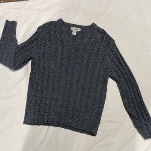 L.L. Bean Women's Gray Crew Neck Sweater